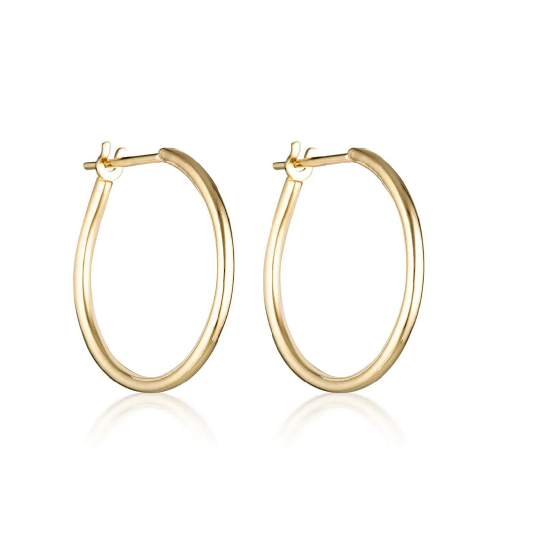 Linda Tahija - Willpower Hoop Earrings - The Flower Crate