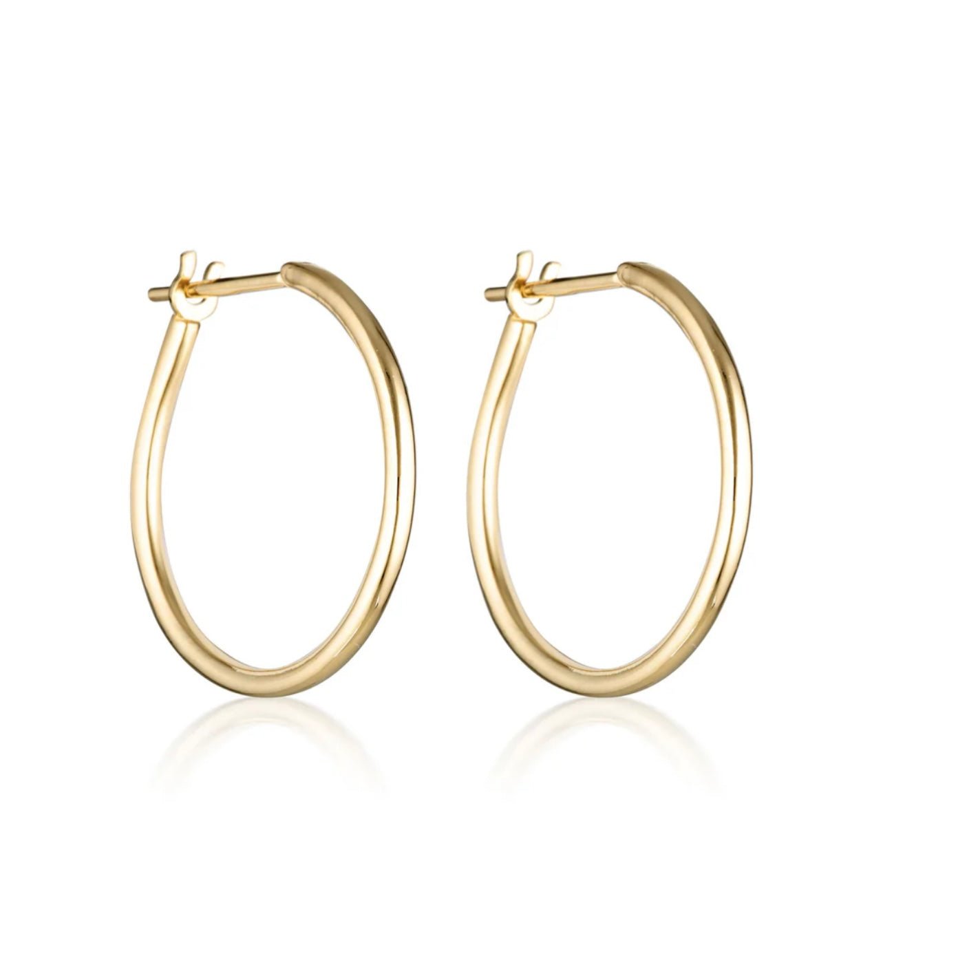 Linda Tahija - Willpower Hoop Earrings - The Flower Crate