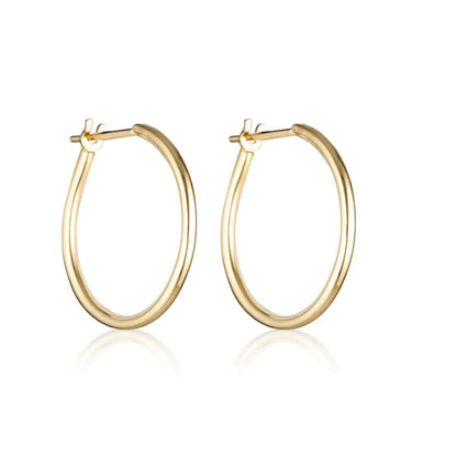 Linda Tahija - Willpower Hoop Earrings - The Flower Crate