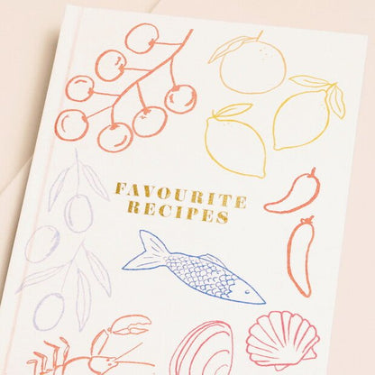 Lisa Angel - Favourite Recipes Cookbook Journal - The Flower Crate