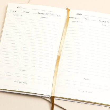 Lisa Angel - Favourite Recipes Cookbook Journal - The Flower Crate
