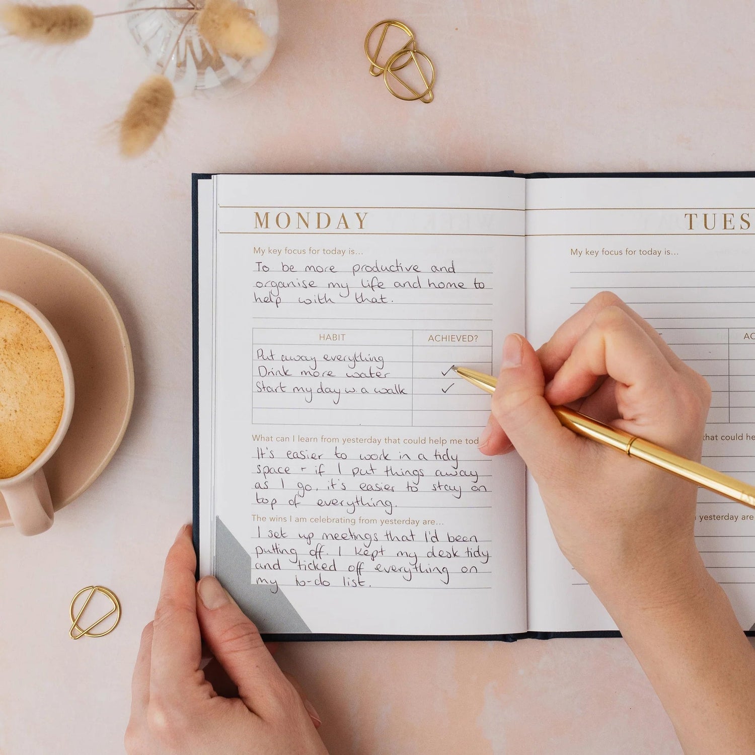 LSW - Habit Notes: Daily Habit Tracking Journal - The Flower Crate