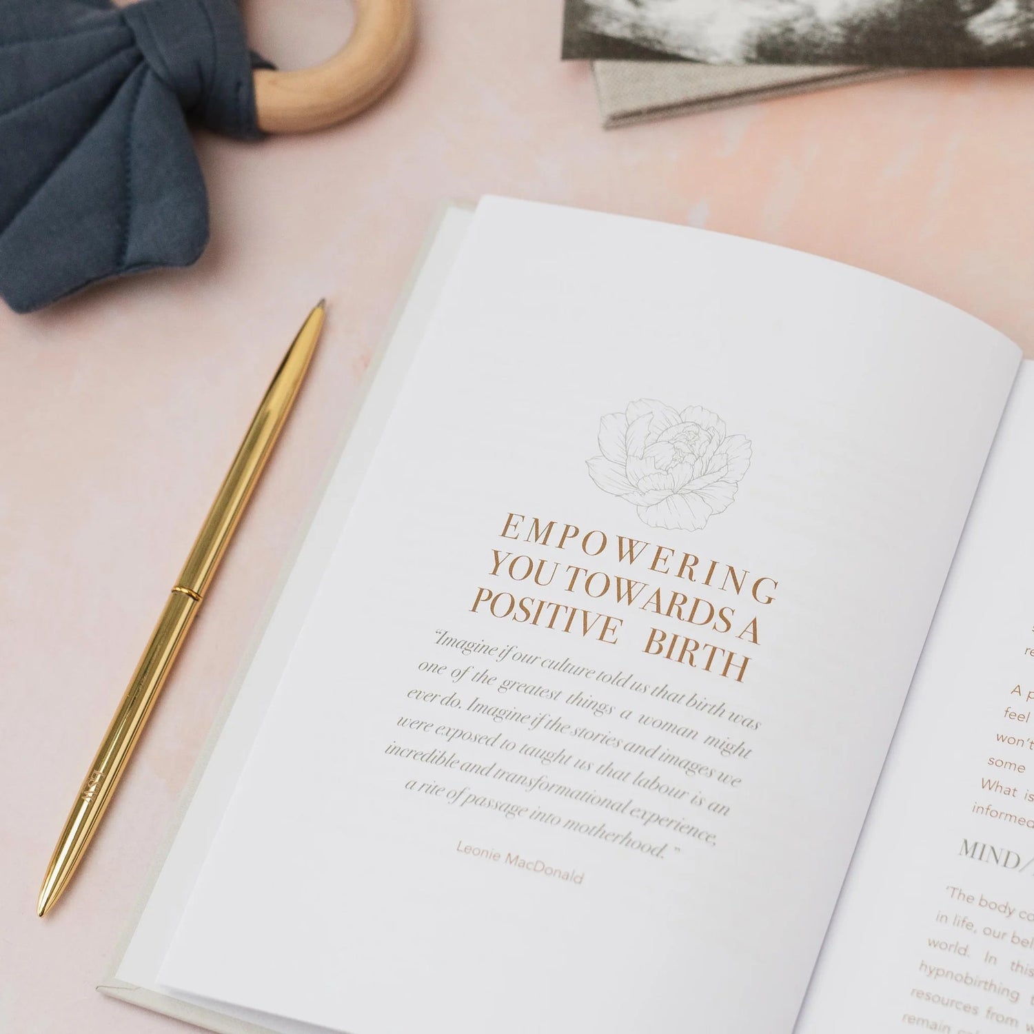 LSW - Mama Notes: Pregnancy Journal for Positive Birth - The Flower Crate