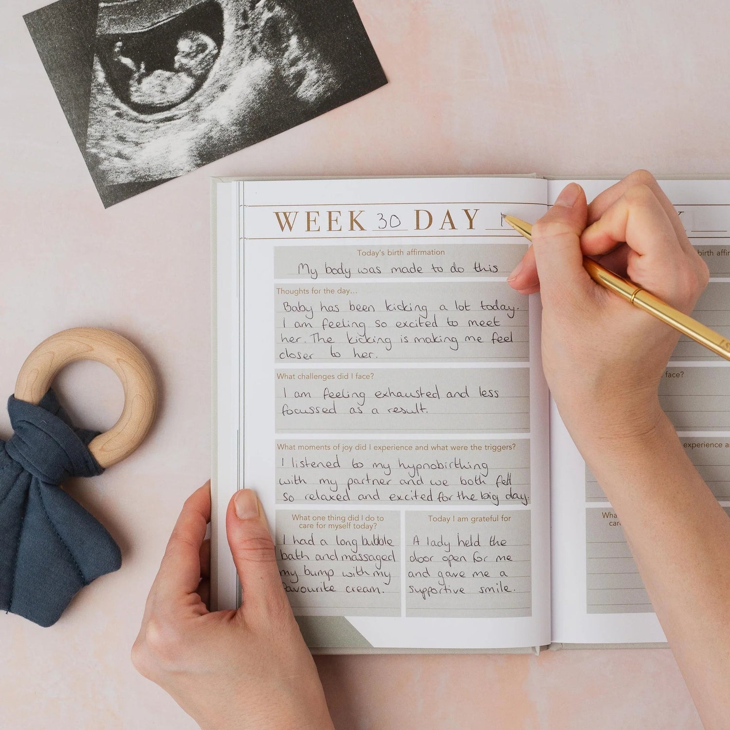 LSW - Mama Notes: Pregnancy Journal for Positive Birth - The Flower Crate