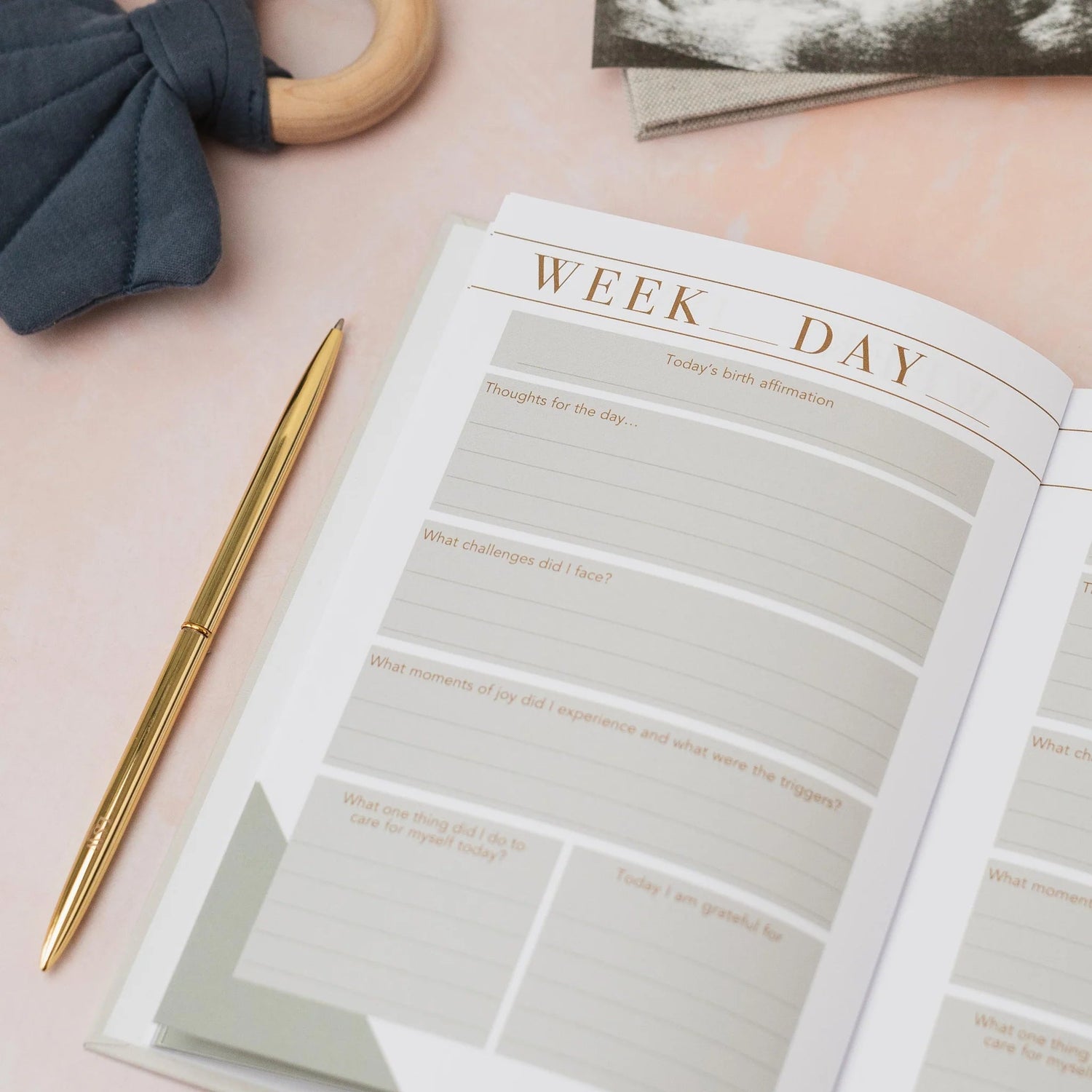 LSW - Mama Notes: Pregnancy Journal for Positive Birth - The Flower Crate