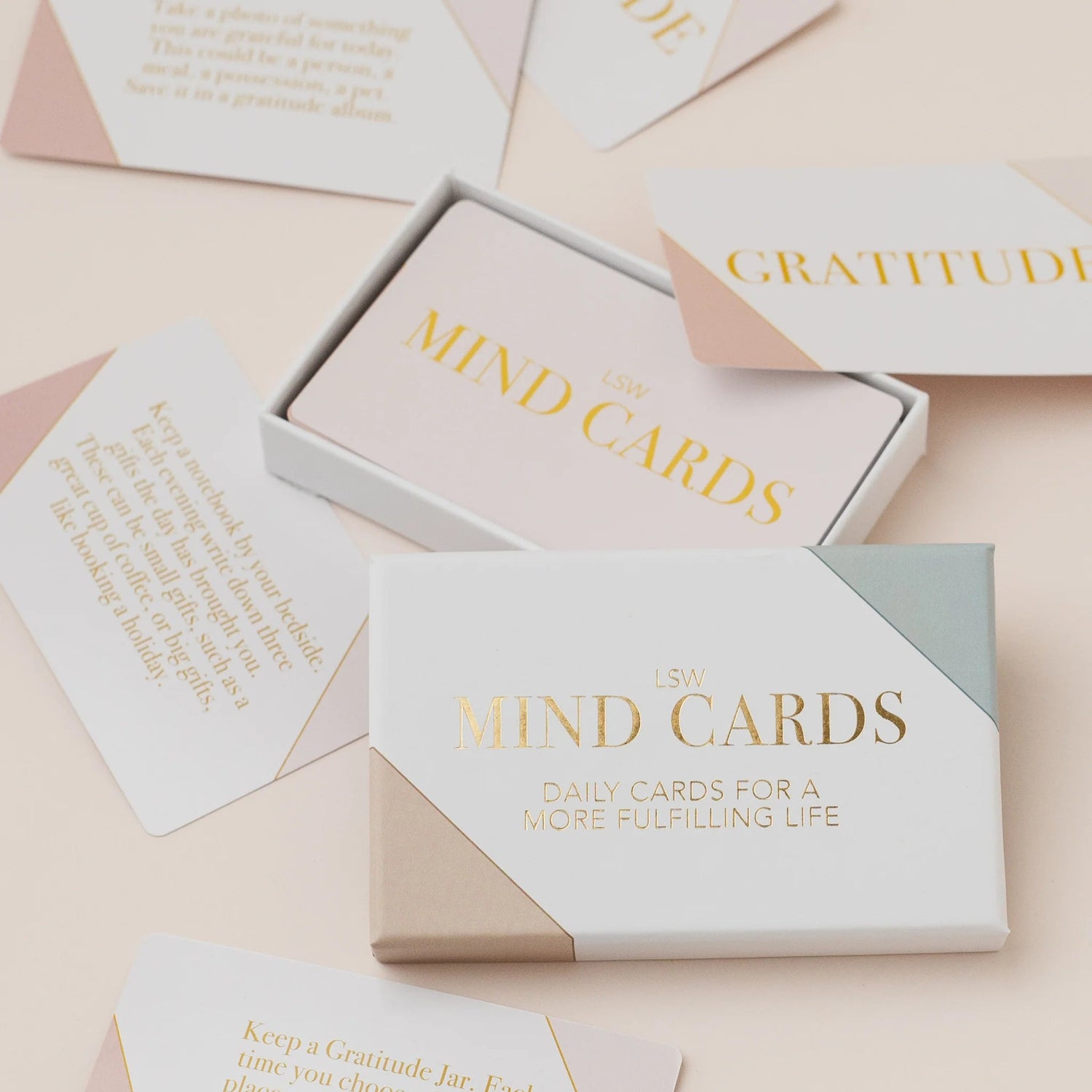 LSW - Mind Cards: Daily Mindfulness and Self Care Prompts - The Flower Crate