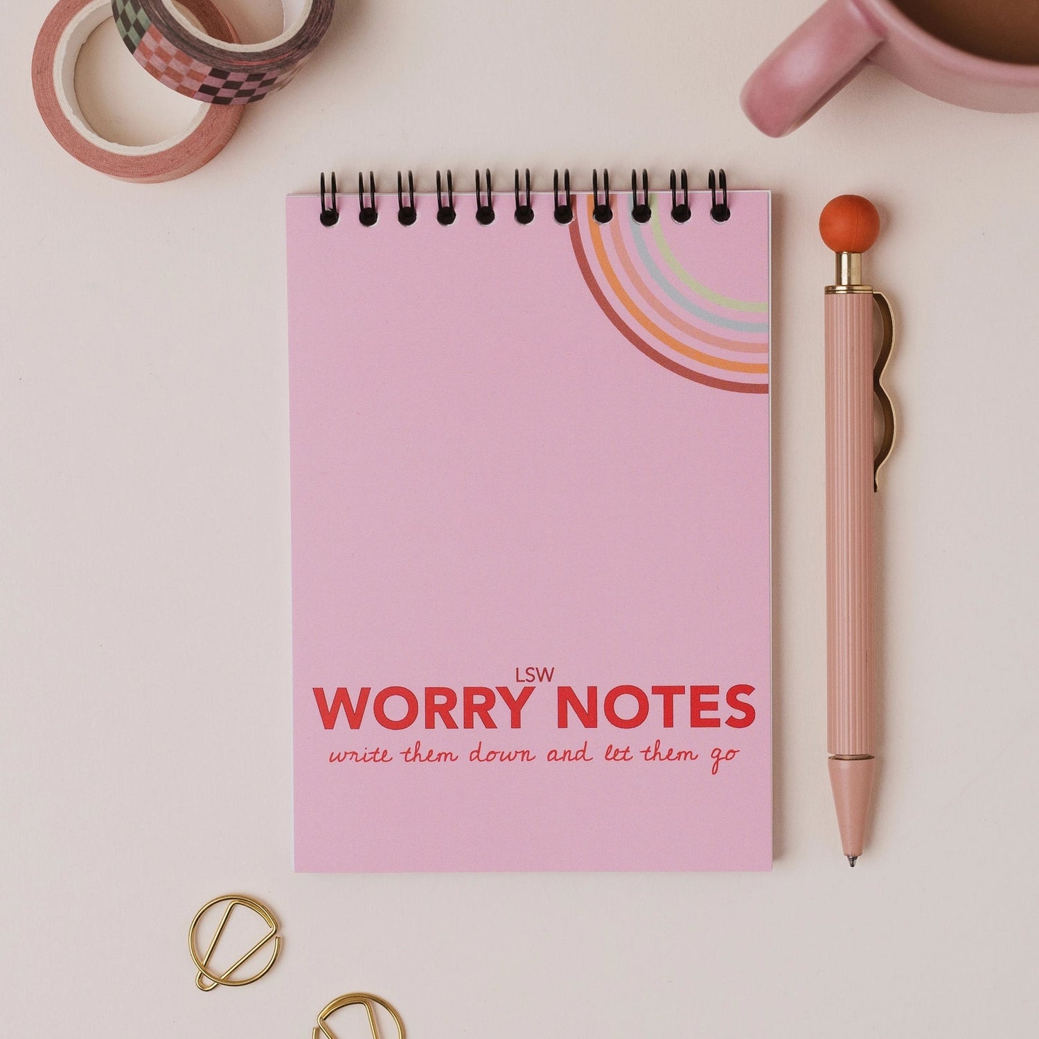 LSW - Worry Notes: Notebook For Kids&