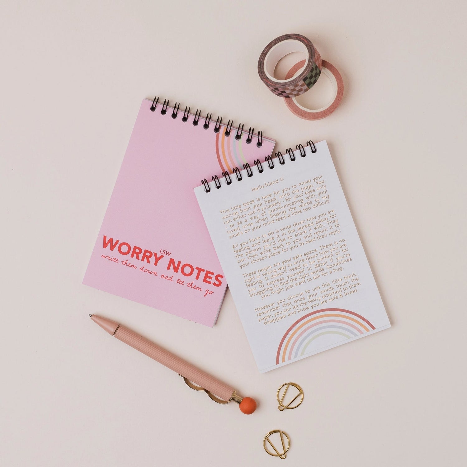 LSW - Worry Notes: Notebook For Kids&