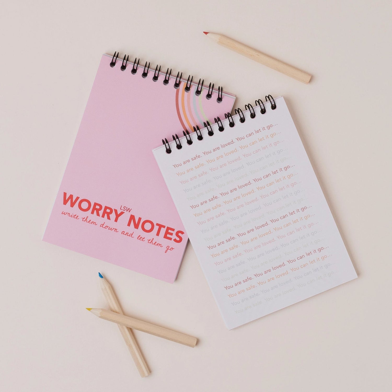LSW - Worry Notes: Notebook For Kids&