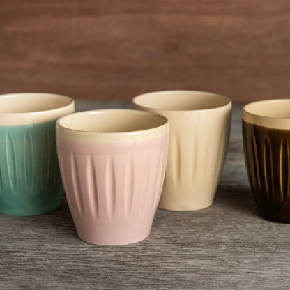 Lyttleton Pottery Beaker - Pink - The Flower Crate
