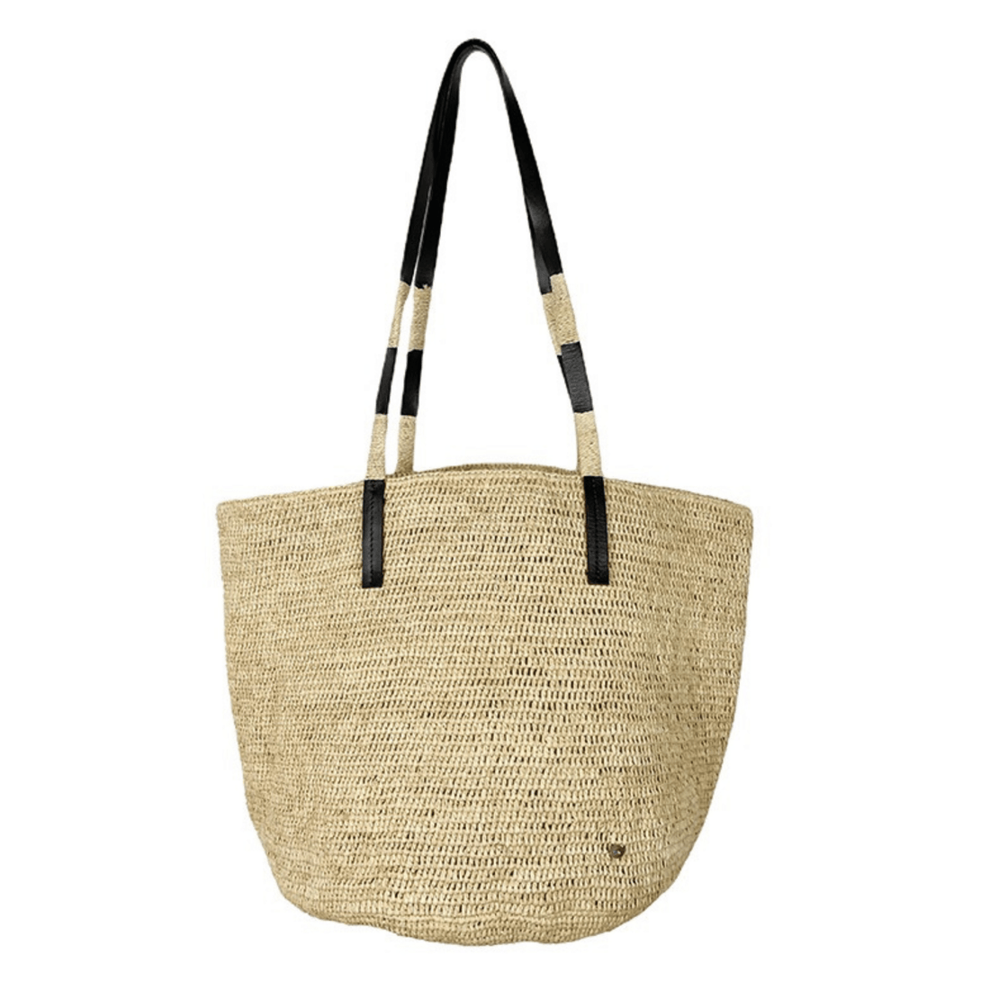 Made in Mada - Alice Raffia &amp; Leather Bag - The Flower Crate