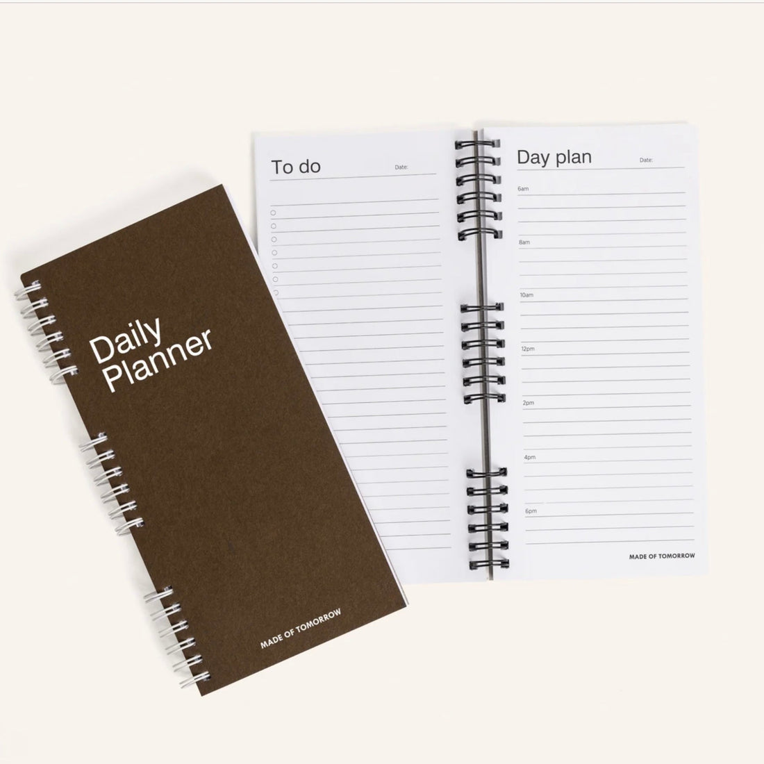 Made of Tomorrow - Daily Planner, Umber - The Flower Crate