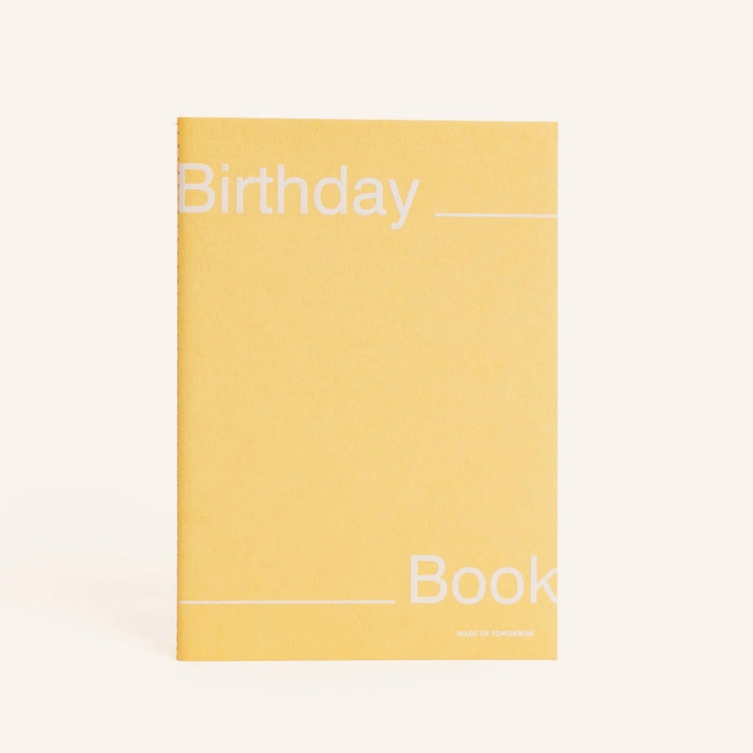 Made of Tomorrow - Sidekick Journal, Birthday Book - The Flower Crate