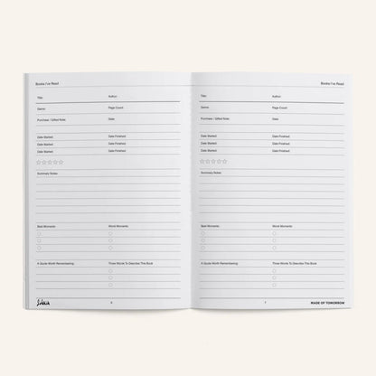 Made of Tomorrow - Sidekick Journal, Books I’ve Read - The Flower Crate