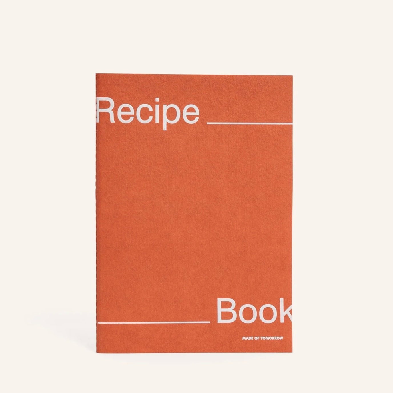 Made of Tomorrow - Sidekick Journal, Recipe Book - The Flower Crate
