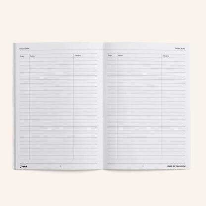 Made of Tomorrow - Sidekick Journal, Recipe Book - The Flower Crate
