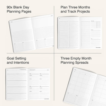 Made of Tomorrow - Three Monthly Planner, Guava - The Flower Crate