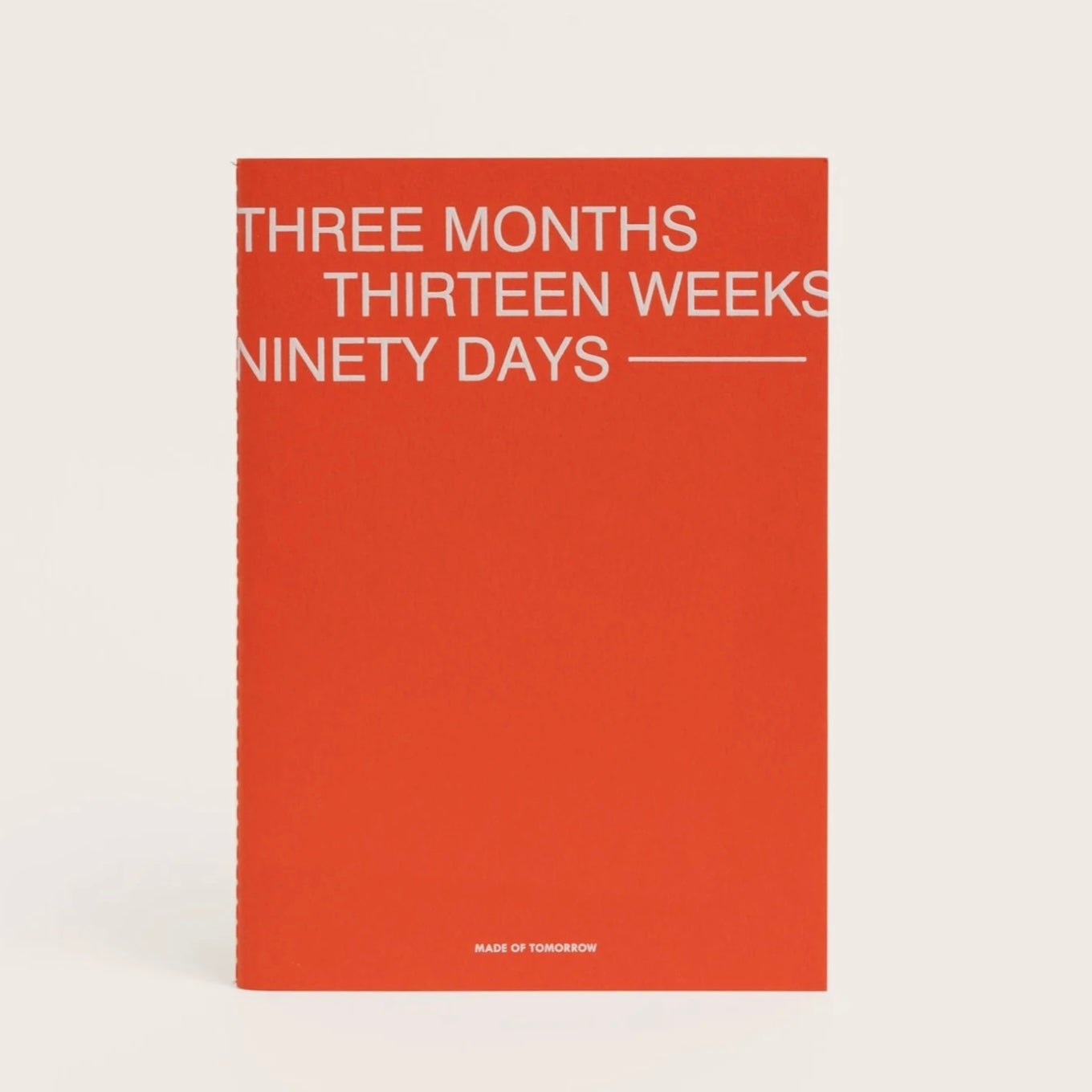 Made of Tomorrow - Three Monthly Planner, Guava - The Flower Crate