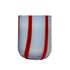 Maegen - Alina Drinking Glass, Blue & Red - The Flower Crate
