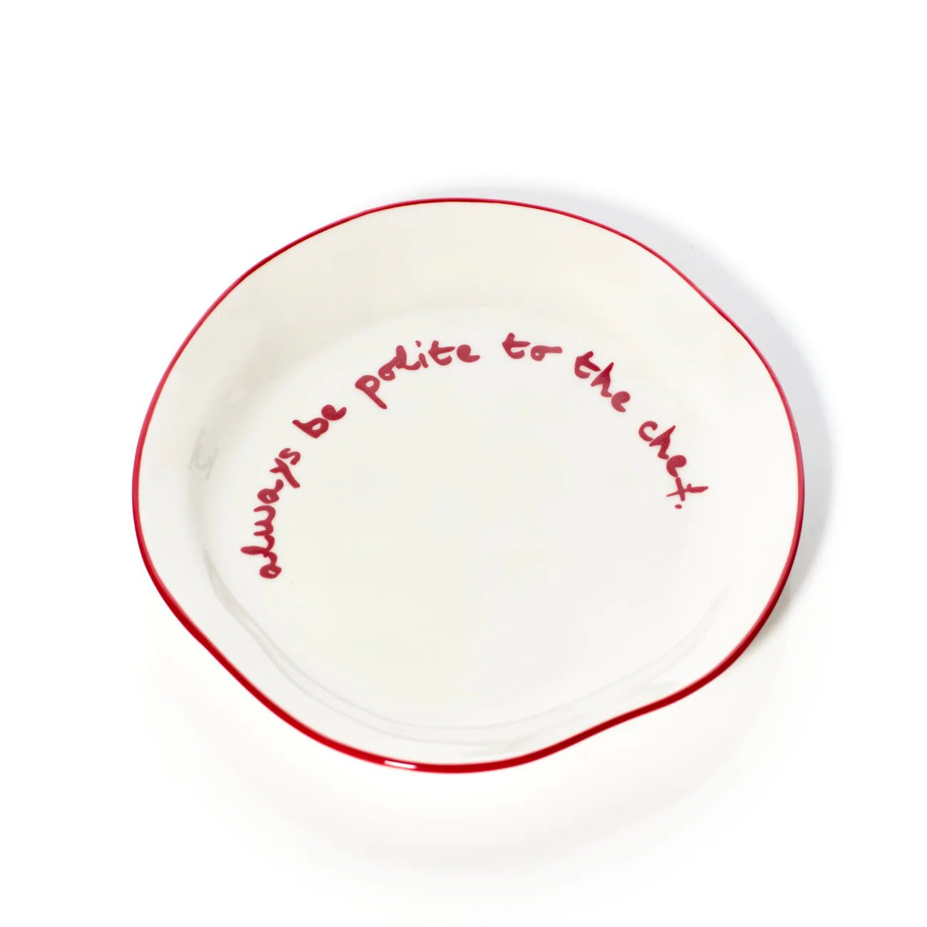 Maegen - Statement Plate, Be Polite - The Flower Crate