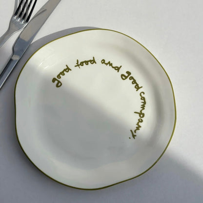 Maegen - Statement Plate, Good Food - The Flower Crate