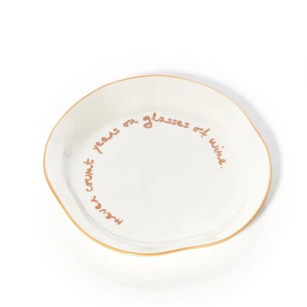 Maegen - Statement Plate, Never Count - The Flower Crate