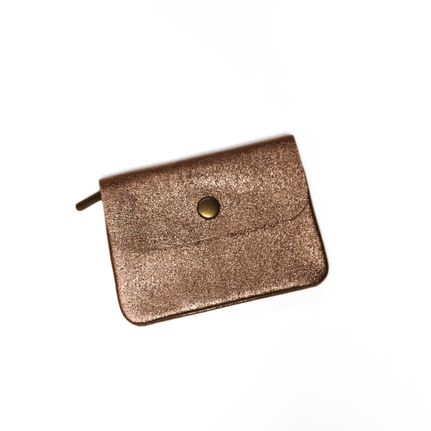 Maison Fanli - Metallic Leather Coin Purse - The Flower Crate