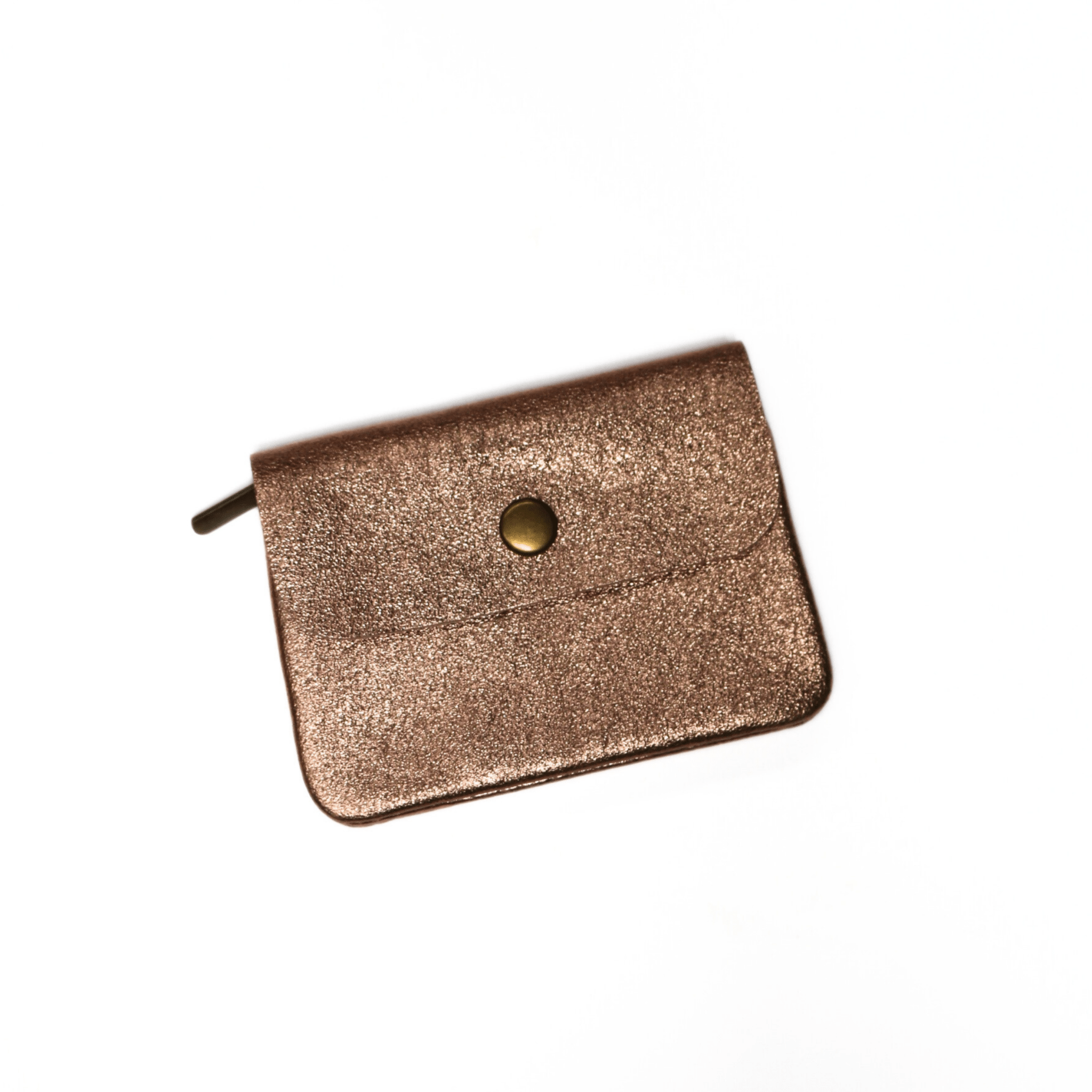 Maison Fanli - Metallic Leather Coin Purse - The Flower Crate