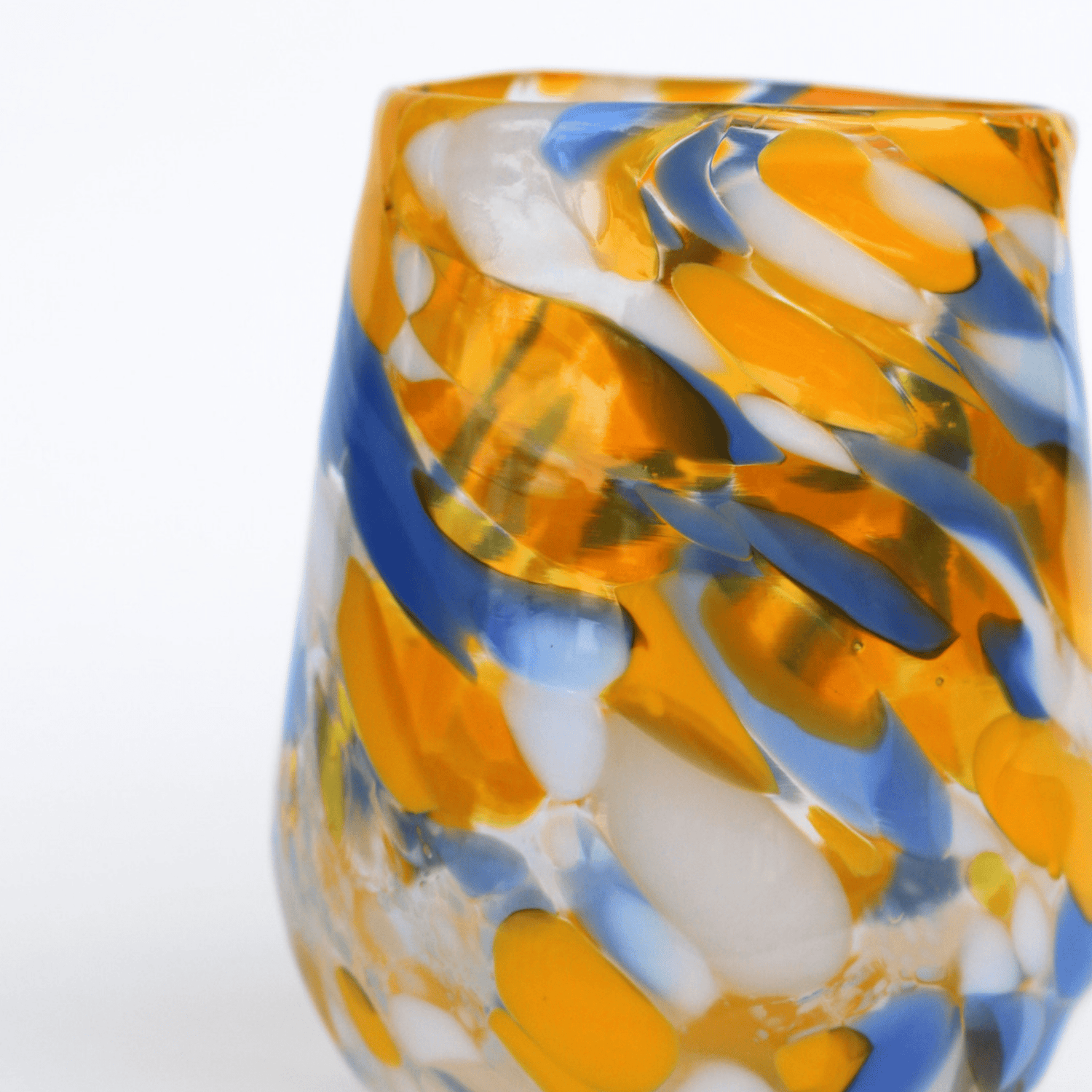 Matthew Hall - Hand Blown Glass Tumbler, Summer - The Flower Crate