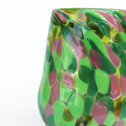 Matthew Hall - Hand Blown Glass Tumbler, Watermelon - The Flower Crate