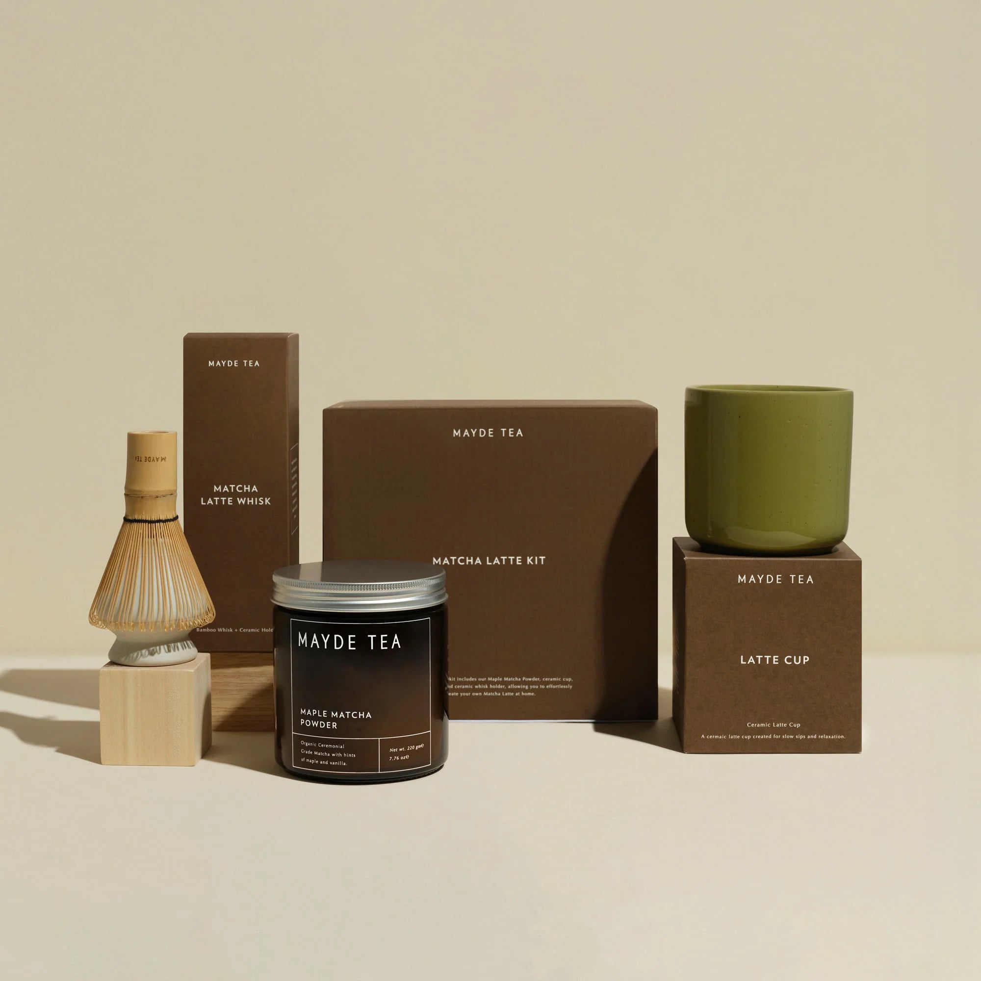 Mayde Tea - Matcha Latte Kit - The Flower Crate