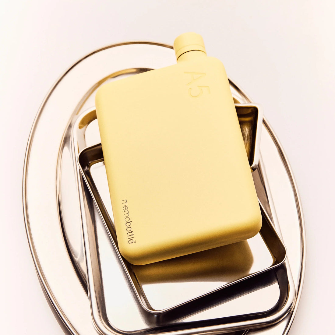 Memobottle - A5 Stainless Steel, Butter Yellow - The Flower Crate
