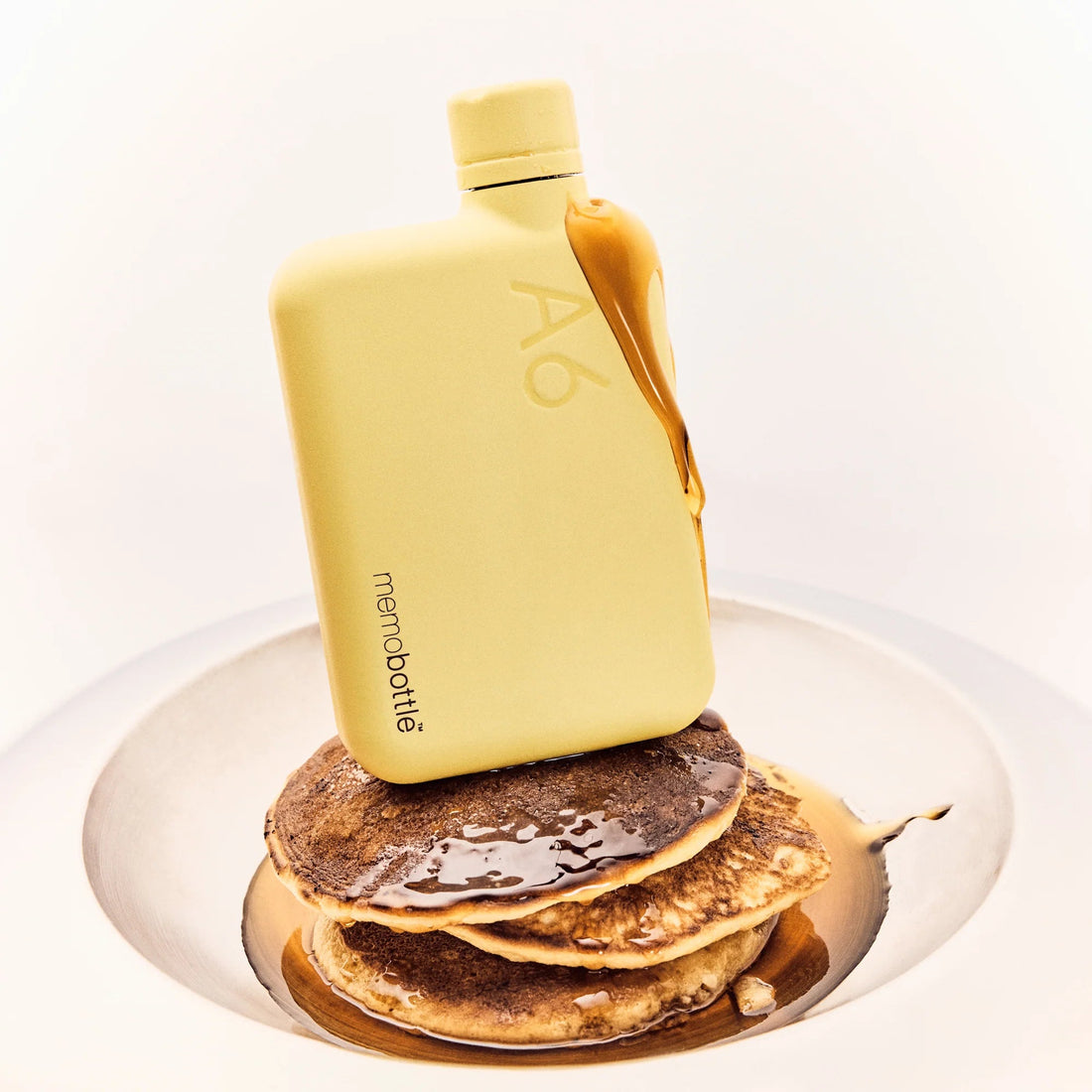 Memobottle - A6 Stainless Steel, Butter Yellow - The Flower Crate