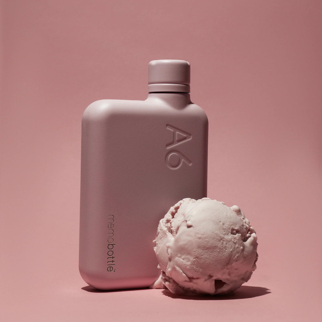 Memobottle - A6 Stainless Steel, Pink Salt - The Flower Crate