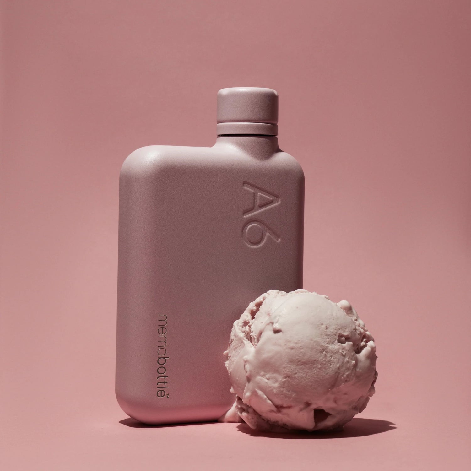 Memobottle - A6 Stainless Steel, Pink Salt - The Flower Crate