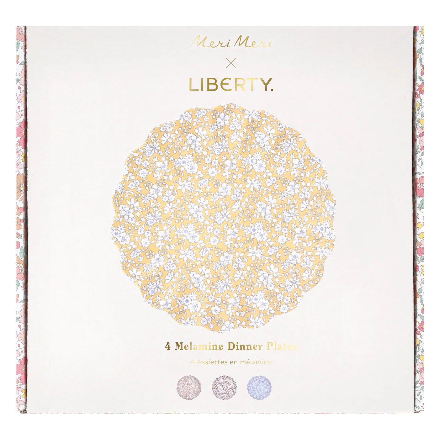 Meri Meri - Liberty Mixed Set Melamine Plates - The Flower Crate