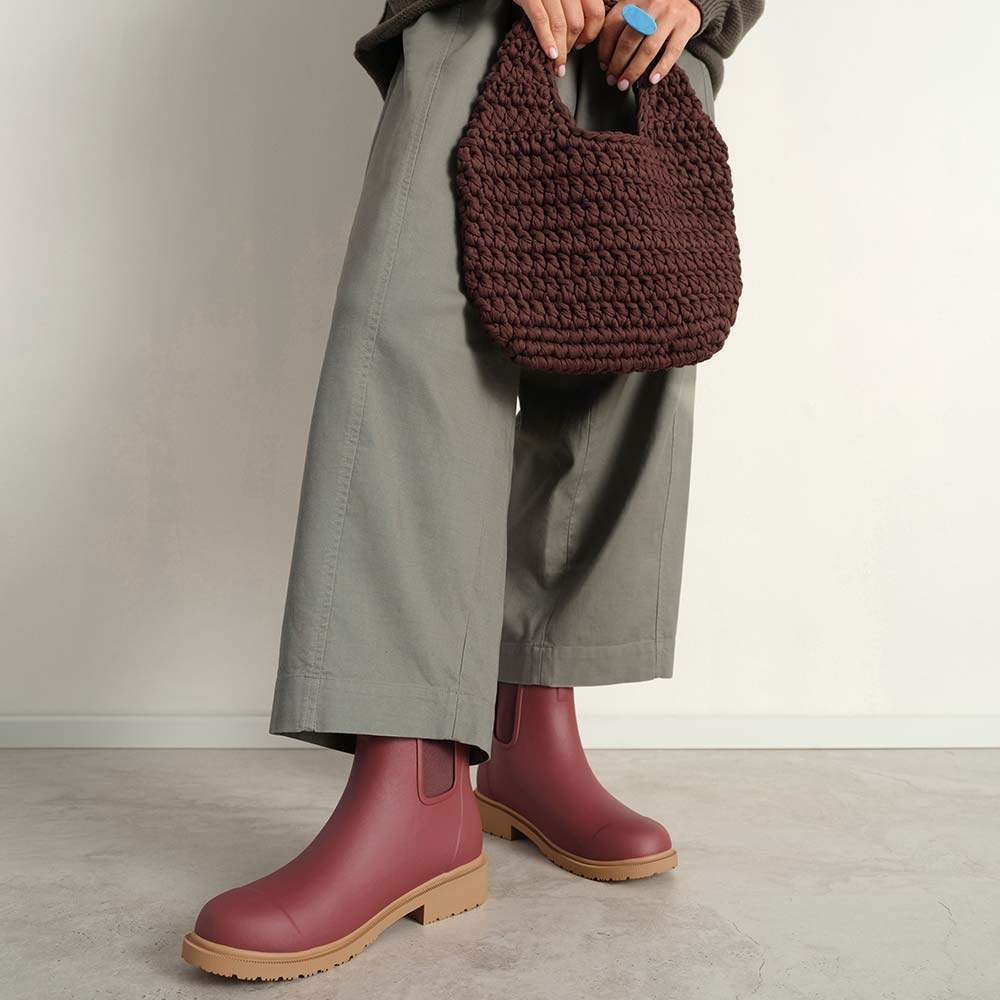 Merry People - Bobbi Boot, Brick Red - The Flower Crate