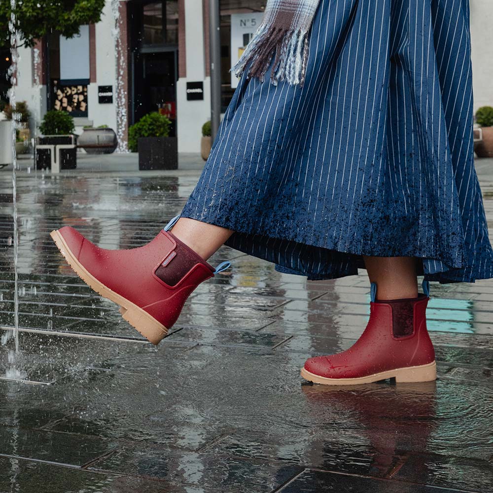 Merry People - Bobbi Boot, Brick Red - The Flower Crate