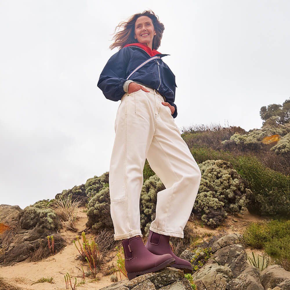 Merry People Bobbi Boot - Dark Cherry - The Flower Crate