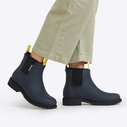 Merry People Bobbi Boot - Midnight Blue - The Flower Crate