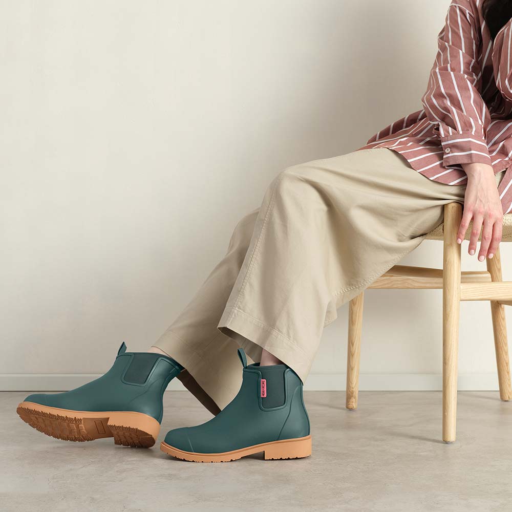 Merry People - Bobbi Boot, Teal - The Flower Crate
