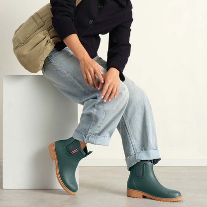 Merry People - Bobbi Boot, Teal - The Flower Crate