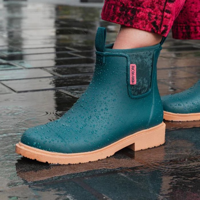 Merry People - Bobbi Boot, Teal - The Flower Crate