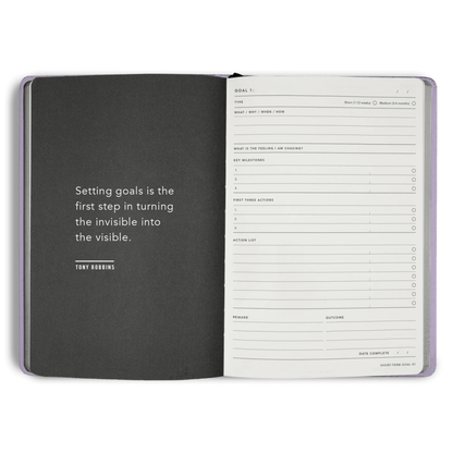 MiGoals - 2026 Lilac Weekly Spread Diary - The Flower Crate