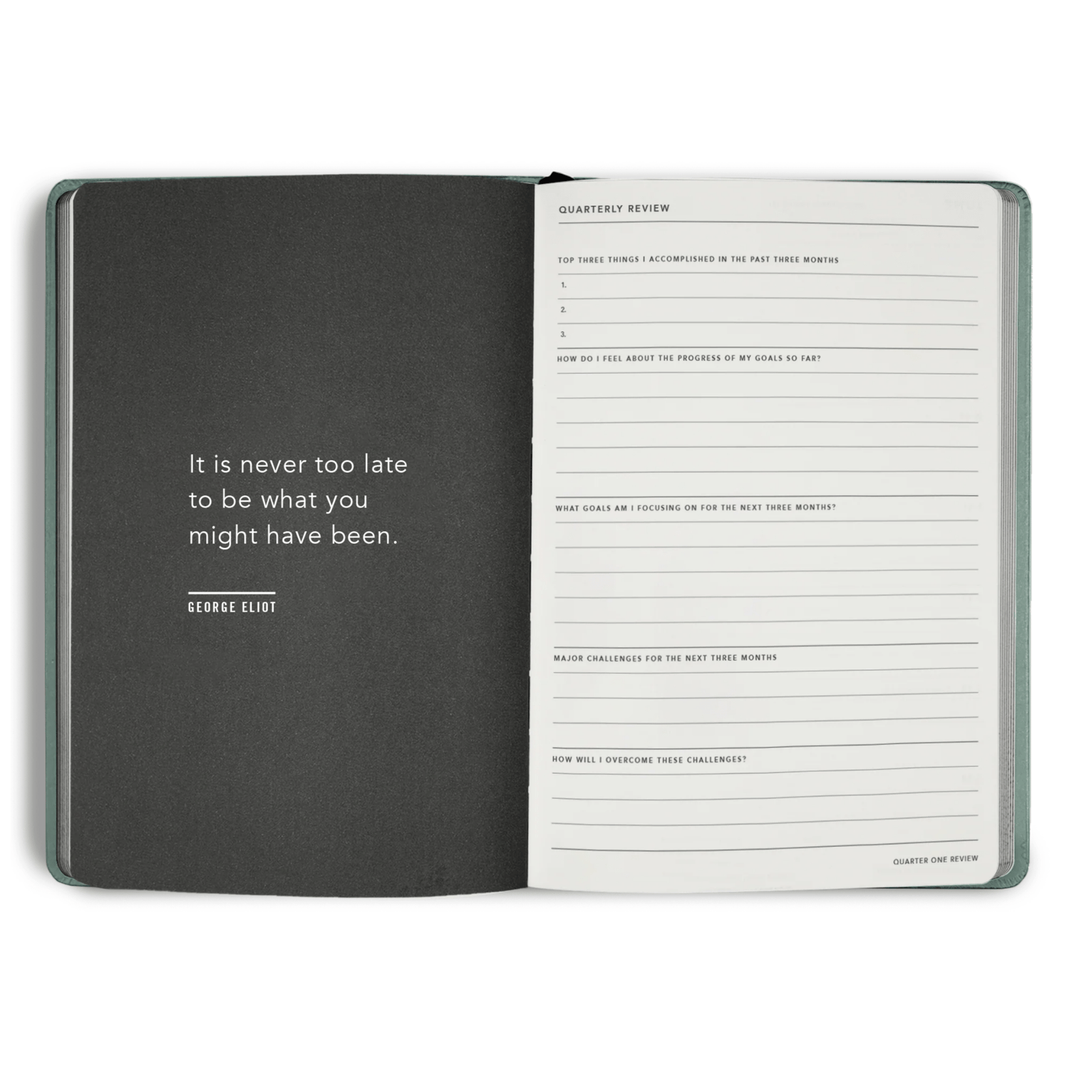 MiGoals - 2026 Sea Green &quot;From the Little Things&quot; Weekly Notes Diary - The Flower Crate