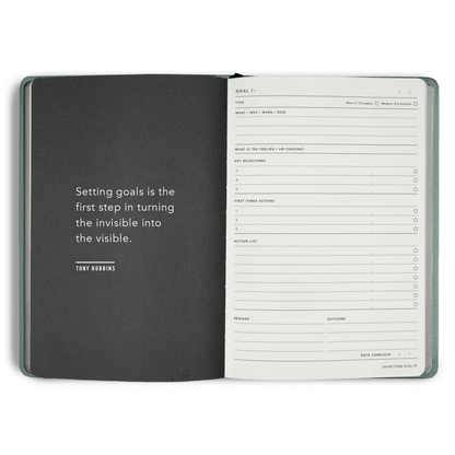 MiGoals - 2026 Sea Green &quot;From the Little Things&quot; Weekly Notes Diary - The Flower Crate