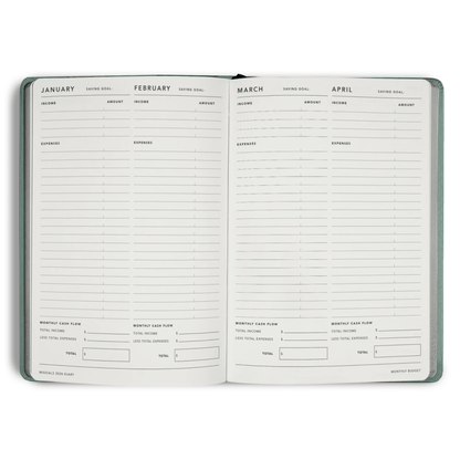 MiGoals - 2026 Sea Green &quot;From the Little Things&quot; Weekly Notes Diary - The Flower Crate