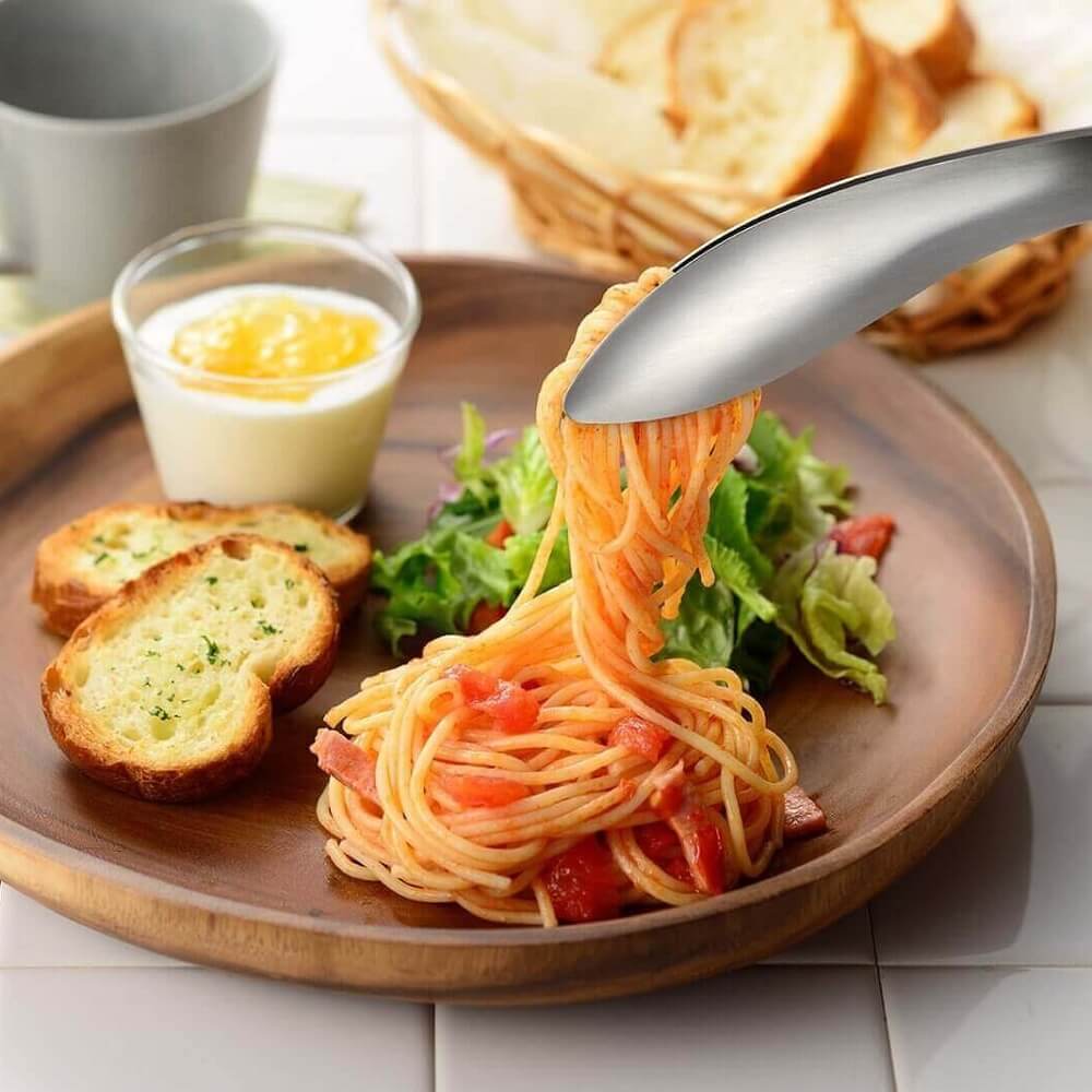 Moritsuke Stainless Steel Serving Tongs - The Flower Crate