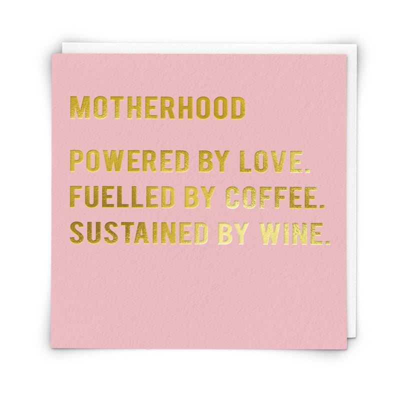Motherhood Greeting Card - The Flower Crate