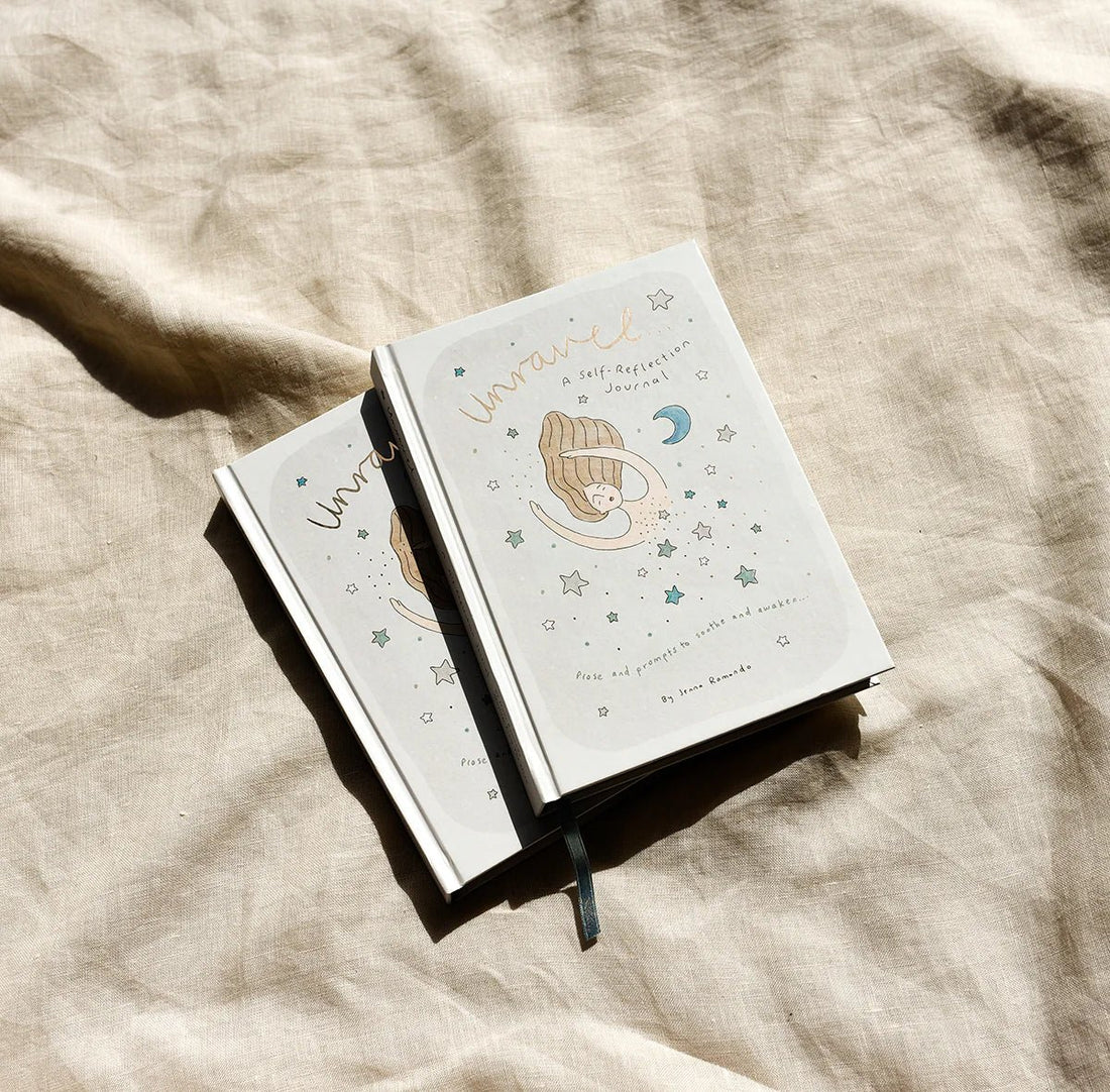 Musings From The Moon - Unravel, A Guided Self - Reflection Journal - The Flower Crate